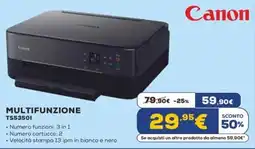 Euronics Canon MULTIFUNZIONE TS5350I offerta