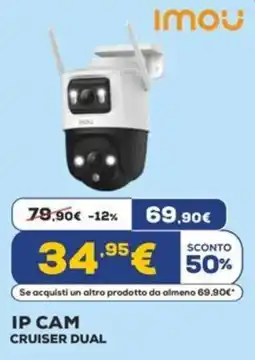 Euronics IMOU IP CAM CRUISER DUAL offerta