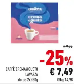Conad Caffè crema&gusto LAVAZZA offerta