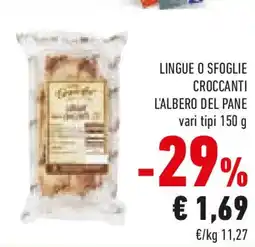 Conad Lingue o sfoglie croccanti L'ALBERO DEL PANE offerta