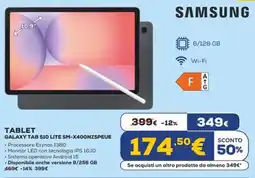 Euronics SAMSUNG TABLET GALAXY TAB S10 LITE SM-X400NZSPEUE offerta