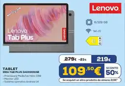 Euronics Lenovo TABLET IDEA TAB PLUS ZADX0091SE offerta