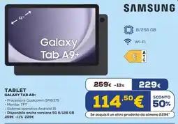 Euronics SAMSUNG TABLET GALAXY TAB A9+ offerta