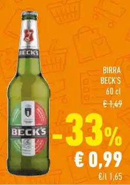 Conad Birra BECK'S offerta