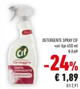 Conad Detergente spray CIF offerta