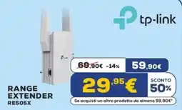 Euronics tp-link RANGE EXTENDER RE505X offerta