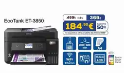 Euronics EPSON EcoTank ET-3850 offerta
