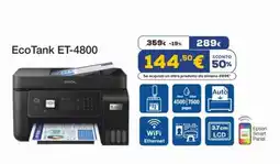 Euronics EPSON Eco Tank ET-4800 offerta