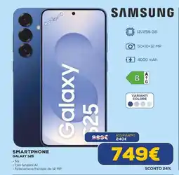 Euronics SAMSUNG SMARTPHONE GALAXY S25 offerta