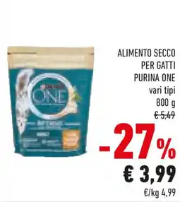 Conad Alimento secco per gatti PURINA ONE offerta