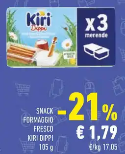 Conad Snack formaggio fresco KIRI DIPPI offerta