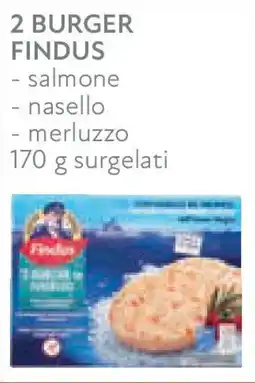 Conad Superstore 2 burger FINDUS offerta