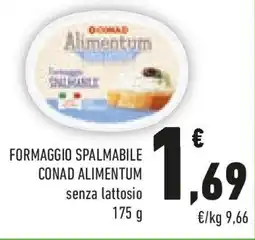 Conad Formaggio spalmabile CONAD ALIMENTUM offerta
