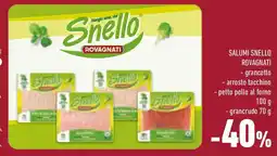 Conad Salumi snello ROVAGNATI offerta
