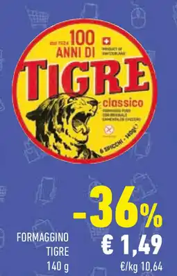 Conad Formaggino TIGRE offerta