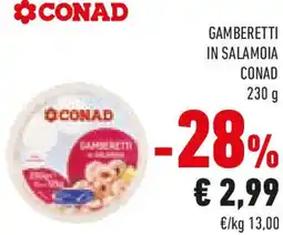 Conad Gamberetti in salamoia CONAD offerta