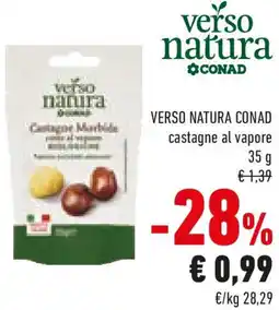 Conad VERSO NATURA CONAD castagne al vapore offerta
