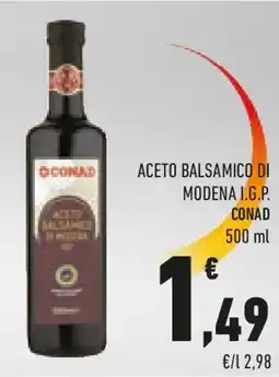 Conad Aceto balsamico di modena I.G.P. CONAD offerta