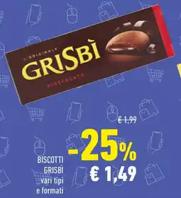 Conad Biscotti GRISBI offerta