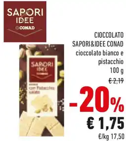 Conad Cioccolato SAPORI&IDEE CONAD offerta