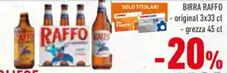 Conad Birra RAFFO offerta