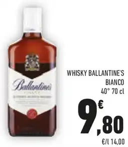 Conad Whisky ballantine's bianco 40° offerta
