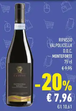Conad Ripasso valpolicella D.O.C. MONTEFORTE offerta