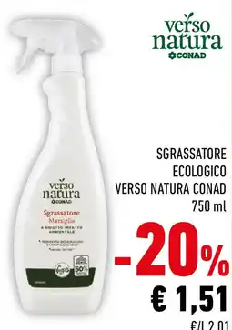 Conad Sgrassatore ecologico VERSO NATURA CONAD offerta
