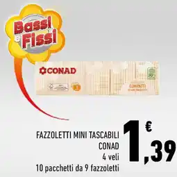Conad Fazzoletti mini tascabili CONAD offerta