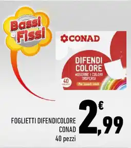 Conad Foglietti difendicolore CONA 40 pezzi D offerta