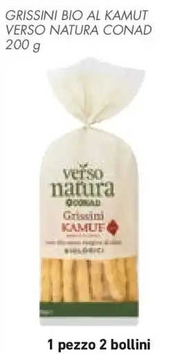 Conad Grissini bio al kamut VERSO NATURA CONAD offerta