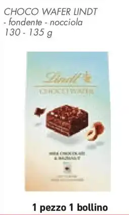 Conad Choco wafer LINDT offerta