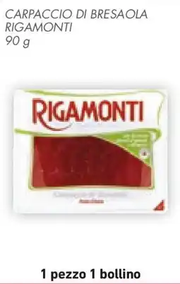 Conad Carpaccio di bresaola RIGAMONTI offerta