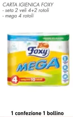 Conad Carta igienica FOXY offerta