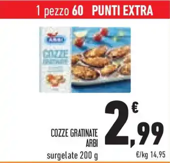 Conad Cozze gratinate ARBI offerta