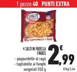 Conad 4 salti in padella FINDUS offerta