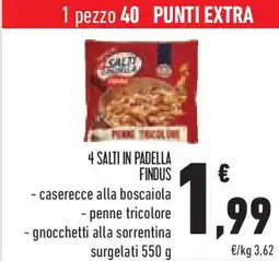 Conad 4 salti in padella FINDUS offerta