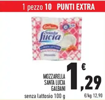 Conad Mozzarella santa lucia GALBANI offerta