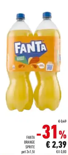 Conad FANTA ORANGE SPRITE pet offerta