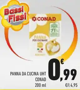 Conad Panna da cucina UHT CONAD offerta