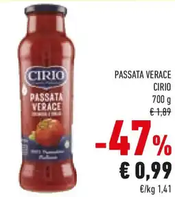 Conad Passata verace CIRIO offerta