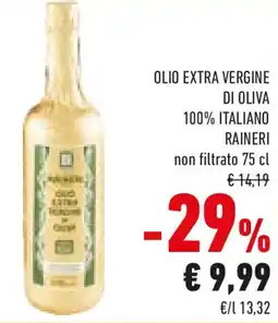 Conad Olio extra vergine di oliva 100% italiano RAINERI offerta
