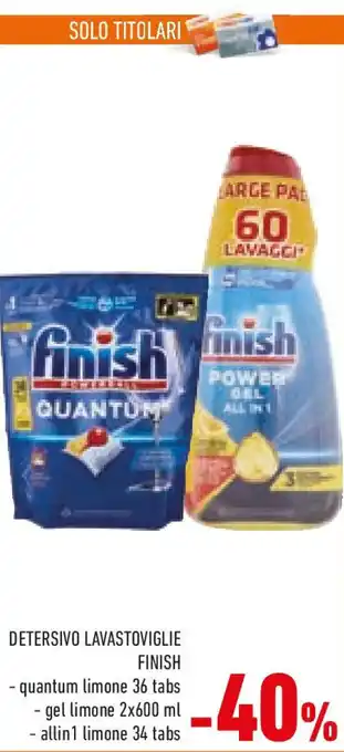 Conad Detersivo lavastoviglie FINISH offerta