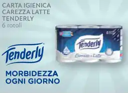 Conad Superstore Carta igienica carezza latte TENDERLY offerta