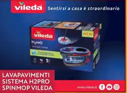 Conad Superstore Lavapavimenti sistema h2pro spinmop vileda offerta