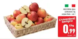 Conad Superstore Mele royal gala offerta