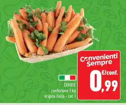 Conad Superstore Carote offerta