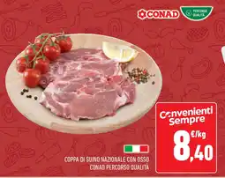 Conad Superstore Coppa di suino nazionale con osso CONAD PERCORSO QUALITÀ offerta