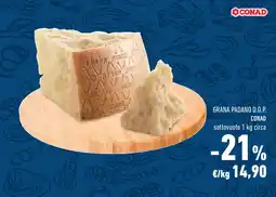 Conad Superstore Grana padano d.o.p. CONAD offerta