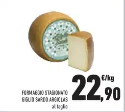 Conad Superstore Formaggio stagionato giglio sardo argiolas offerta